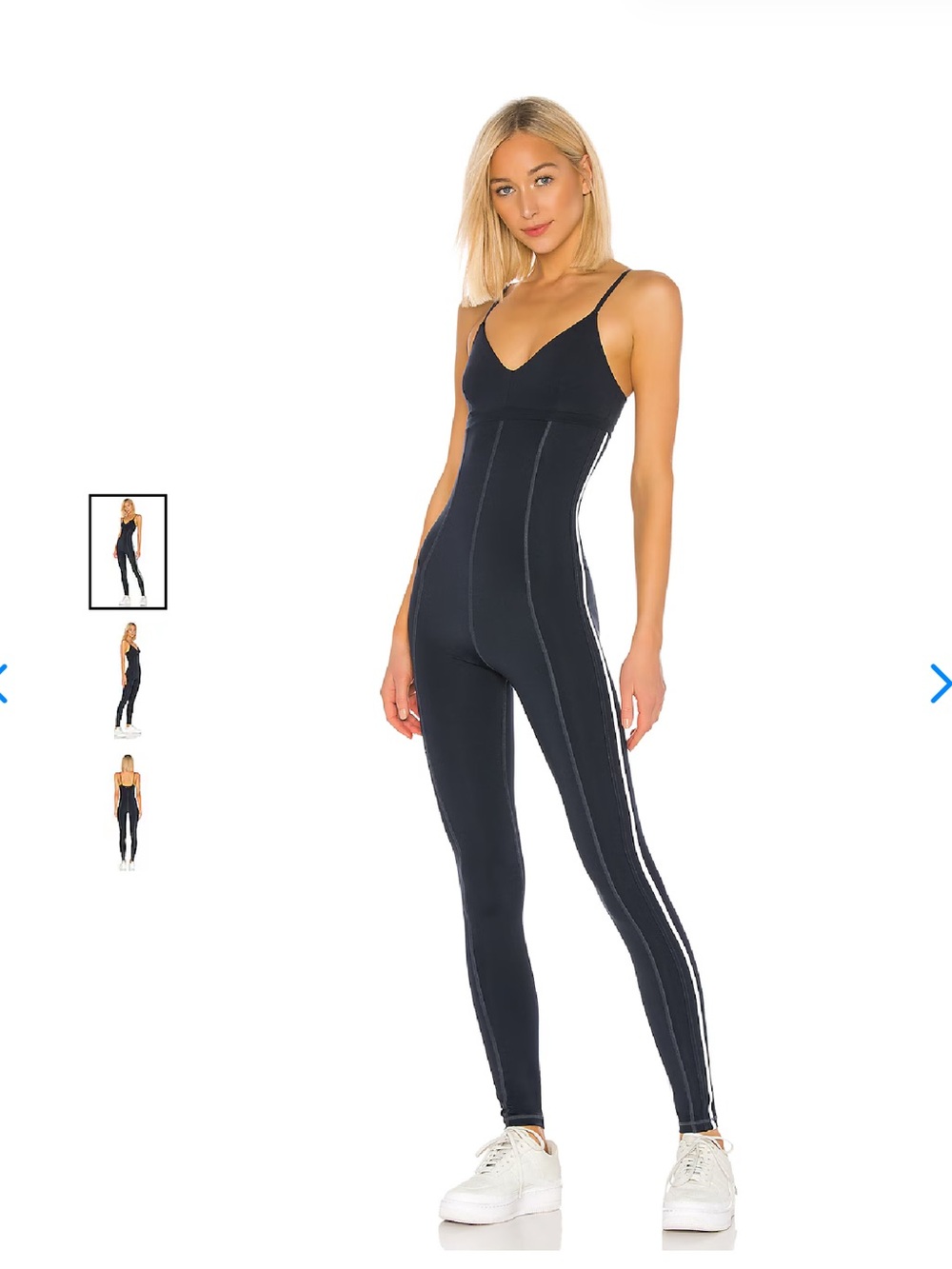 The upside blue indigo retro catsuit jumpsuit